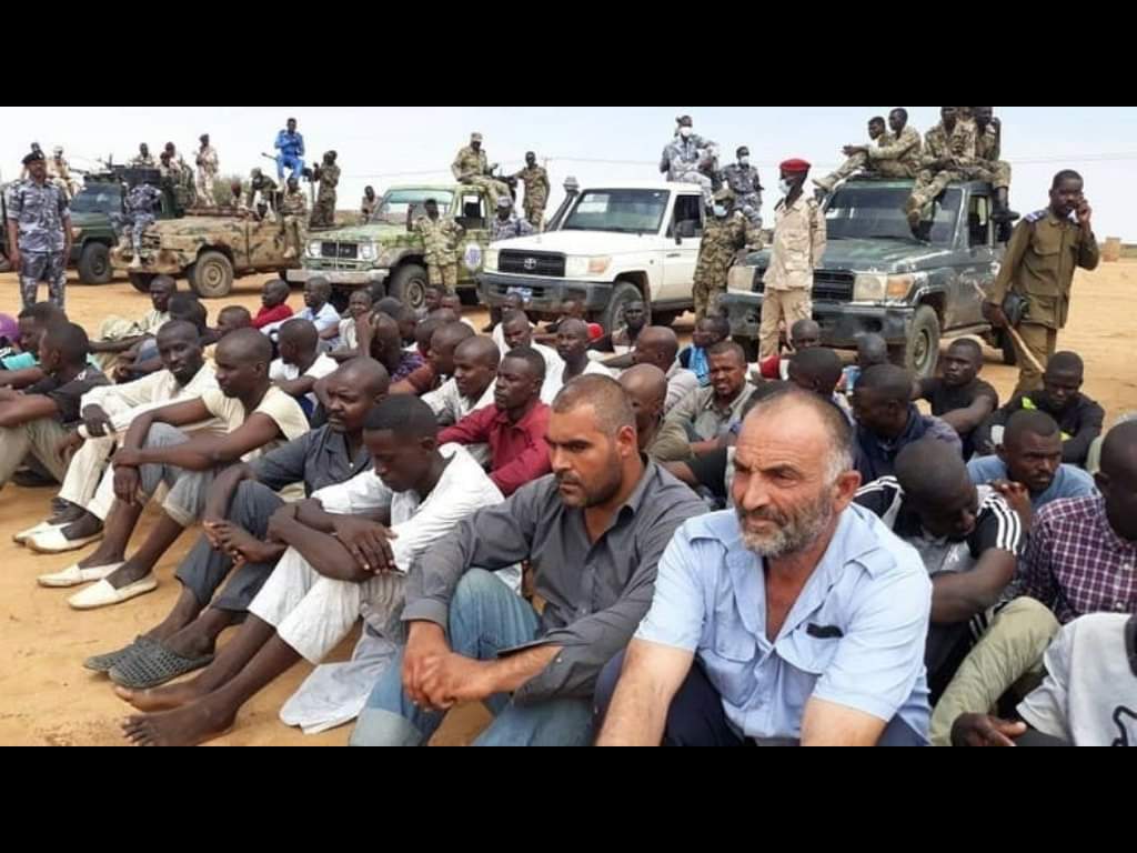 RSF SEIZE 160 ILLEGAL IMMIGRANTS ON THEIR WAY TO LIBYA FOR WORKING AS MERCENARIES