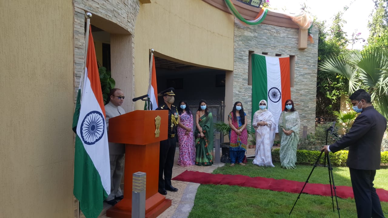 CELEBRATION OF 74 TH INDEPENDENCE DAY OF INDIA ON 15 TH AUGUST 2020