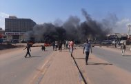 ROADS BLOCKED IN KHARTOUM O PROTEST VIOELENT DISPERSAL OF DEMO