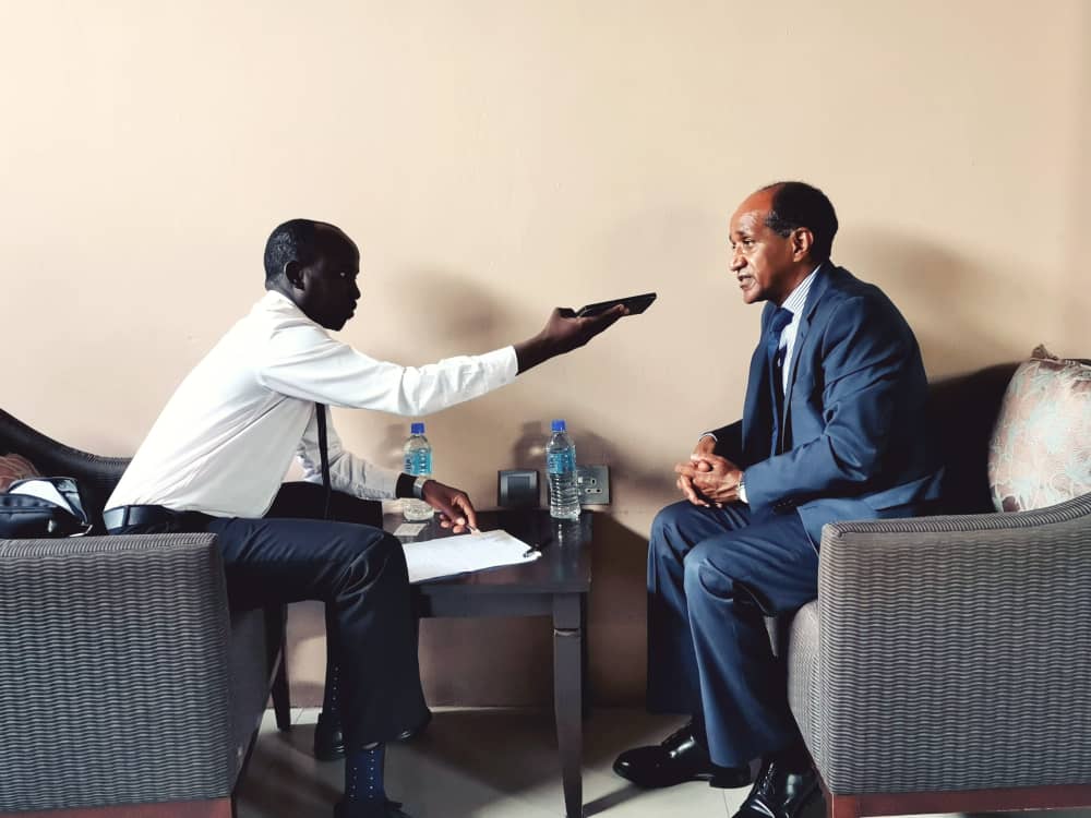 IINTERVIEW WITH UNAMID SECTOR SOUTH HEAD OFFICE MR. NEGA