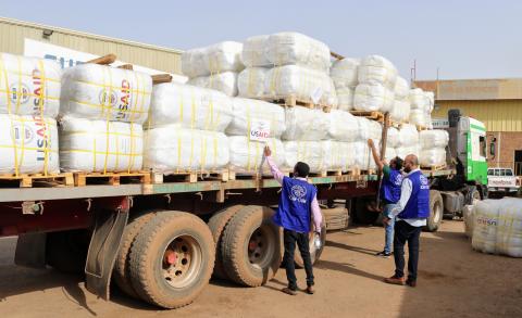 IOM, USAIDCOMBINE TO DELIVER 155 TONS DONATED RELIEF SUPPLIES TO SUDAN