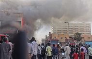 MASSIVE FIRE ERUPTED NEAR SUDAN’S PRESIDENTIAL PALACE