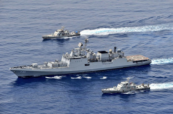 Sudan and India conduct naval training exercise in Red Sea